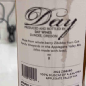 Vin de Days Blanc - Day Wines - Brianne Day 