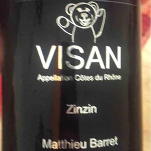 Zinzin (old label) - Domaine du Coulet - matthieu-barret