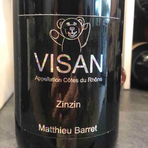 Zinzin (old label) - Domaine du Coulet - matthieu-barret