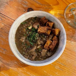 Zuppetta Di Lenticchie, Funghi E Castagne - CU.QU. / cucinadiquartiere - 737669