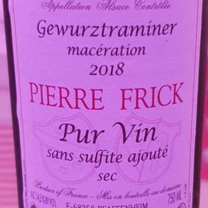 Gewurztraminer Macération Sec - Domaine Pierre Frick - jean-pierre-chantal-et-thomas-frick