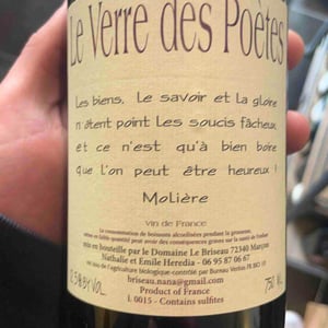 Domaine de Montrieux (sold) - Emile Hérédia (sold) - Le Verre des Poètes