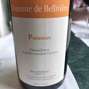 Prémices - Domaine de Bellivière - clement-et-laure-anne-nicolas
