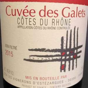 Cuvée des Galets - Les Vignerons d'Estézargues - Les Vignerons d'Estézargues 