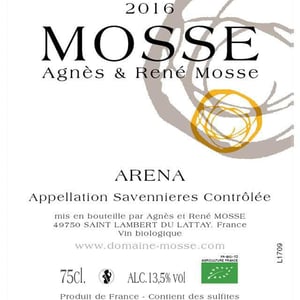 Arena (blanc) - Domaine Mosse - Sylvestre & Joseph Mosse 