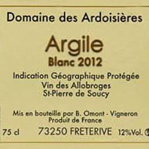 Argile Blanc - Domaine Des Ardoisières - Brice Omont 