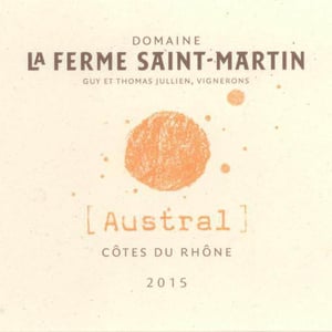 Austral - La Ferme Saint-Martin - Les Vins de Thomas - sophie-thomas-jullien
