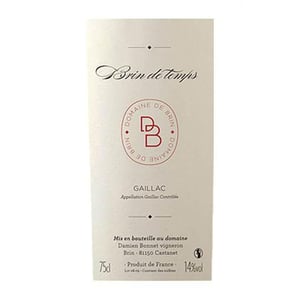 Brin de Temps - Domaine de Brin - damien-bonnet