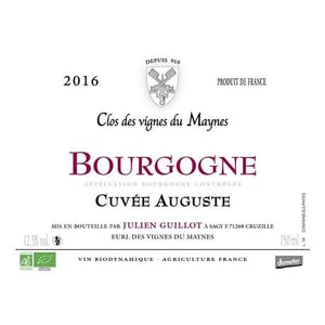 Cuvée Auguste - Clos des Vignes du Maynes - julien-guillot