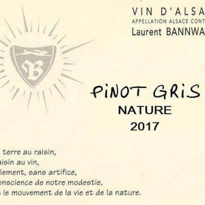 Pinot Gris Nature - Laurent Bannwarth - stephane-bannwarth