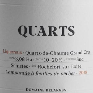 Quarts (Liquoreux) - Domaine Belargus - adrien-moreau-ivan-massonnat