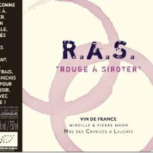 R.A.S. Rouge à Siroter - Mas des Caprices - mireille-pierre-mann