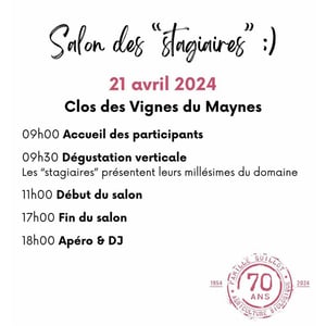 70 ans - Salon des "Stagiaires"