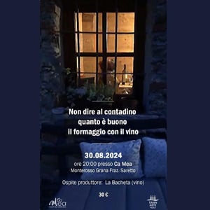 Non Dire al Contadino Quanto é Buono il Formaggio con il Vino 2024