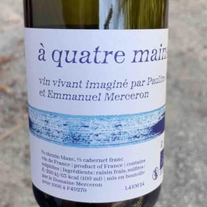 À quatre mains - Domaine Merceron - Pauline Lair et Damien Merceron -2024