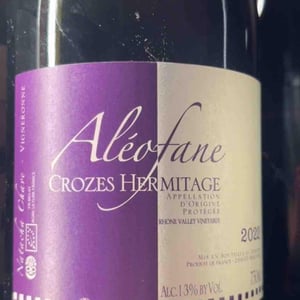 Aléofane Crozes Hermitage Rouge - Domaine Aléofane - natacha-chave -2019