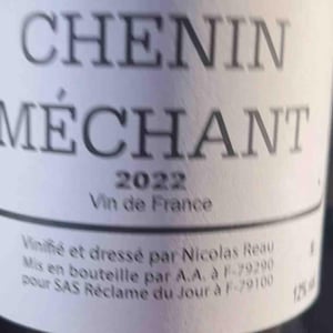 Attention Chenin Méchant - Le Clos des Treilles - nicolas-reau