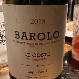 Barolo Le Coste di Monforte - Lapo Berti - lapo-berti -2018