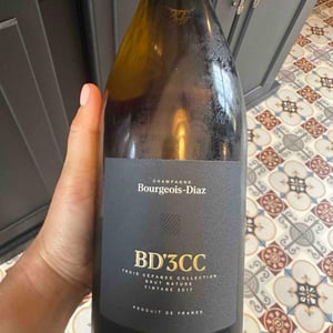 BD'3CC - Brut Nature Millésimé - Champagne Bourgeois-Diaz - jerome-charlotte-bourgeois -2016