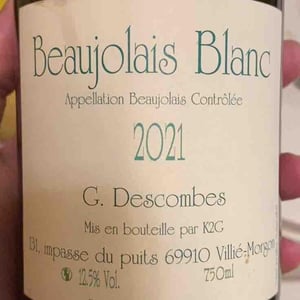 Beaujolais Blanc - Georges Descombes - georges-descombes