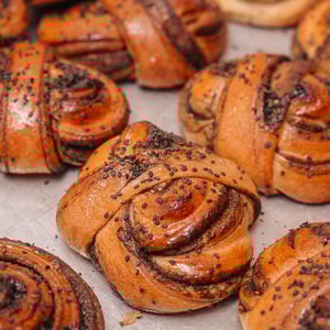 Black Sesame Buns - Orto Bistro Bakery - 1299927