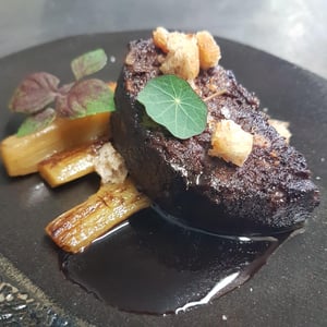 Boudin Noir, Rhubarbe, Gentiane - L’Anversis Table de Montagne - 921847