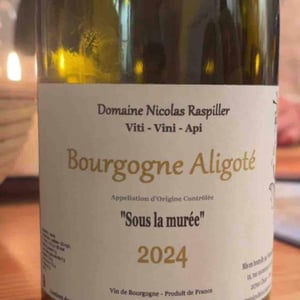 Bourgogne Aligoté - Nicolas Raspiller - nicolas-raspiller -2022