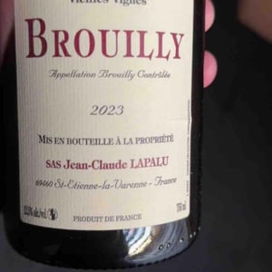 Brouilly Vieilles Vignes - Jean-Claude Lapalu - jean-claude-lapalu