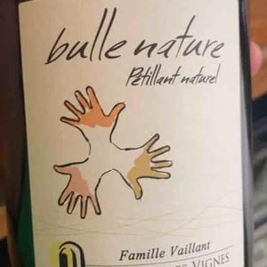 Bulle Nature Pet Nat blanc - Les Grandes Vignes - laurence-dominique-jean-francois-vaillant