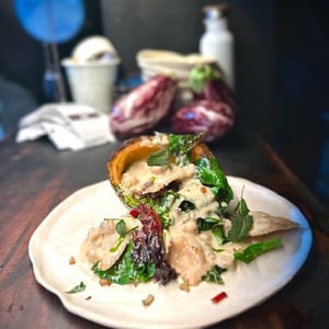 Calabaza Hokkaido , Raviolis De Anacardos Y Mantequilla Tostada - Fat Veggies - 972328