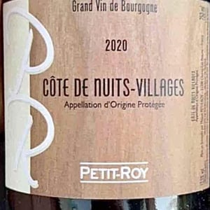 Côté De Nuit Villages - Domaine Petit-Roy - seiichi-saito
