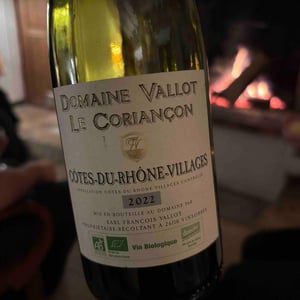 Côtes-du-Rhône-Villages - Domaine Vallot - Le Coriançon - anais-francois-vallot -2022