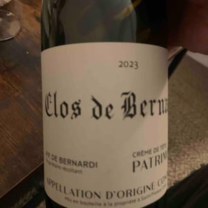 Crème de tête - Clos de Bernardi - pierre-francois-de-bernardi -2019