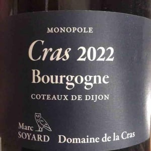 Cuvée Cras Monopole Blanc - Domaine de la Cras - Marc Soyard