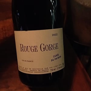 Cuvée du Patron - Clos du Rouge Gorge - cyril-fhal