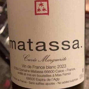 Cuvée Marguerite - Domaine Matassa - tom-lubbe