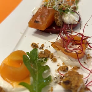 Filet De Très Grosse Truite En Gravelax, Mousse De Raifort De Notre Jardin - Auberge de Chavannes - 1293980