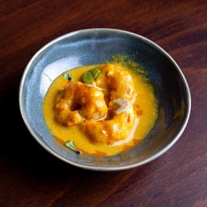 Gamberi Al Curry Di Frutta - Rabarè - 1305665