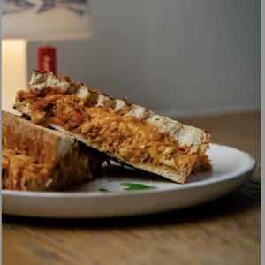 Grilled Korean Cheese Sandwich - Wulfisch Fish & Wine Bistro - 1305570