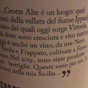 Grotte Alte - Azienda Agricola Arianna Occhipinti - arianna-occhipinti