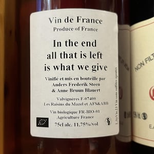In the end all that is left is what we give - Anders Frederik Steen & Anne Bruun Blauert - anders-frederik-steen-anne-bruun-blauert -2023
