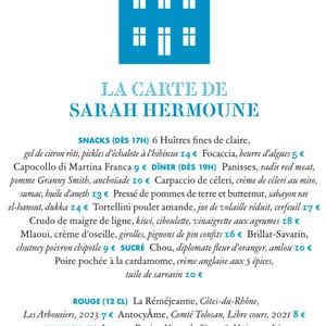 La Carte De Novembre De Notre Cheffe Du Moment, Sarah Hermoune - Pantoufle - 966139