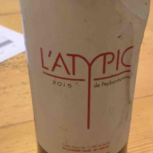 L’Atypic de Peybonhomme - Château Peybonhomme Les Tours - Vignobles Hubert - famille-hubert -2015