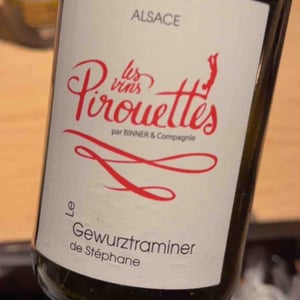 Le Gewurztraminer de Stéphane - Les Vins Pirouettes - Pierre Sanchez, Rémi Ségura & Xavier Couturier -2019