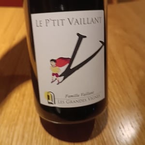 Le P'tit Vaillant Rouge (5L) - Les Grandes Vignes - laurence-dominique-jean-francois-vaillant
