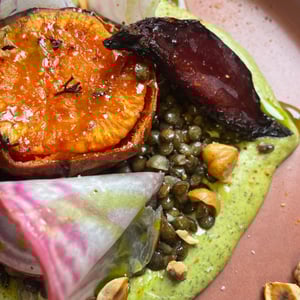 Lentilles Du Puy, Betterave, Patate Douce Rôtie, Noisettes Torréfiées - Café Céleste - 867022