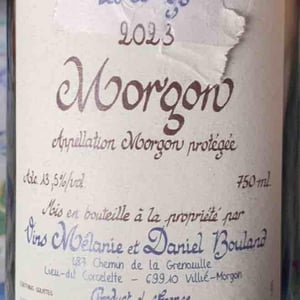 Morgon - Les Délys - Vins Mélanie et Daniel Bouland - daniel-bouland -2023