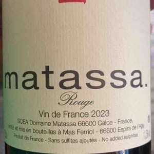 Matassa Rouge - Domaine Matassa - tom-lubbe
