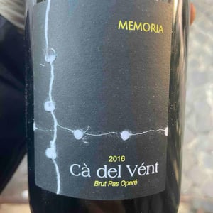 Memoria VSQ BRUT 2016 Pas Operè - Cà del Vént - antonio-tornincasa-flavio-faliva -2016