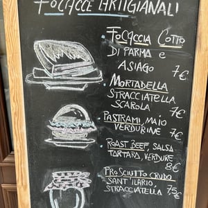 Menu Focacce - La Bottiglia Volante - 954617